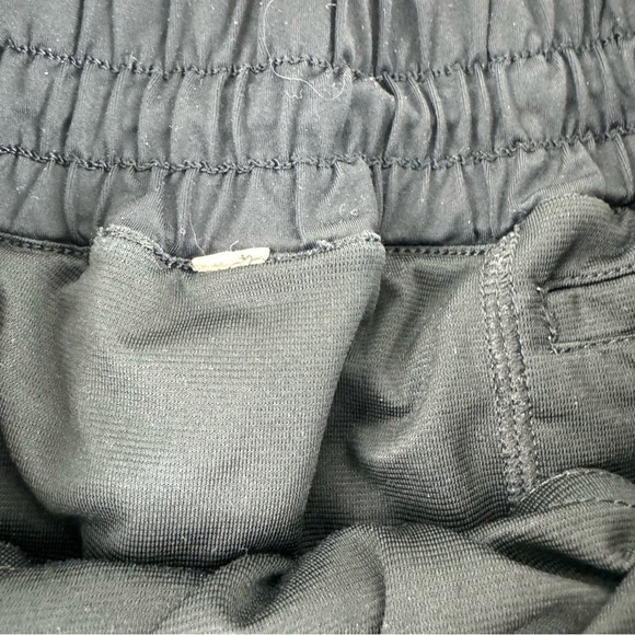 Lululemon Black Running Shorts Pockets Elastic Waistband - Picture 2 of 9